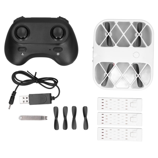 D92 Grid Mini Quadcopter Portable Pocket Drone with Altitude Hold for Kids Beginners Great Gift Triple Battery