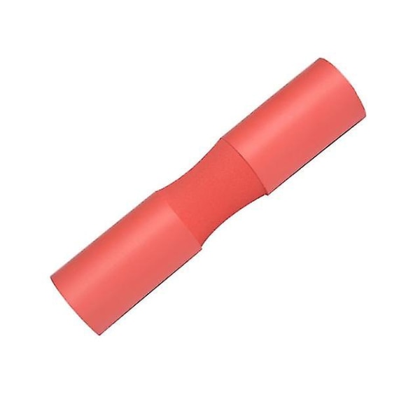 45*10 cm skumstangpute Nakkebeskyttelse Skulderrygg Beskyttelsespute For Sports Squat Fitness Vektløfting Polstret treningsutstyr Red