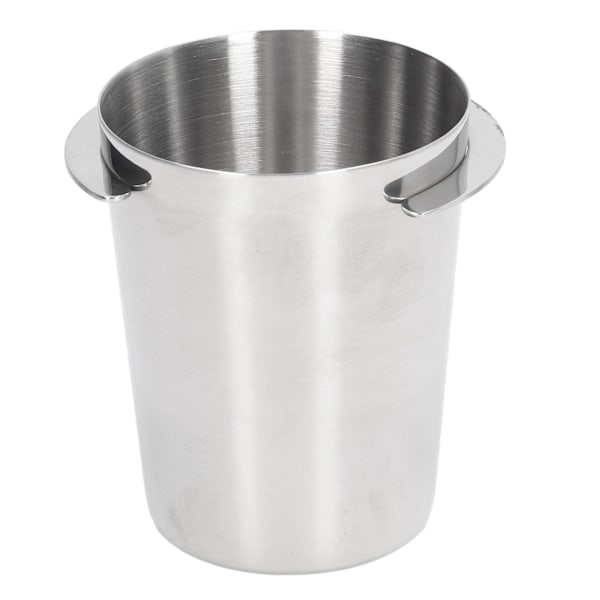 58 mm doseringskopp rostfritt stål Kompatibilitet Polering kaffedoseringskopp pulvermatare för kaffe Silver