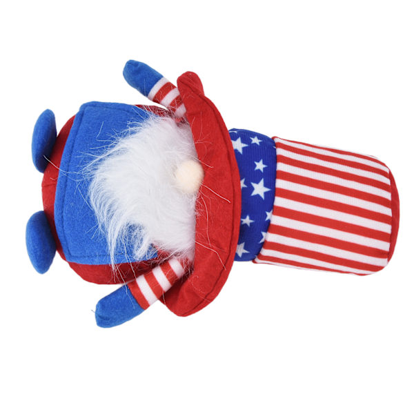 Plysch Gnome Doll Ansiktslös rund hög hatt Barn present dvärgdocka prydnad för soffa sovrum C förkläde