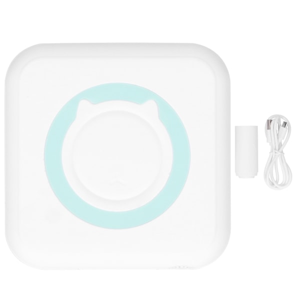 Mini-tulostin, Termo, Kannettava, Langaton Bluetooth, Tarra, Virheellinen Kysymys, Tulostus 200dpi, Vihreä