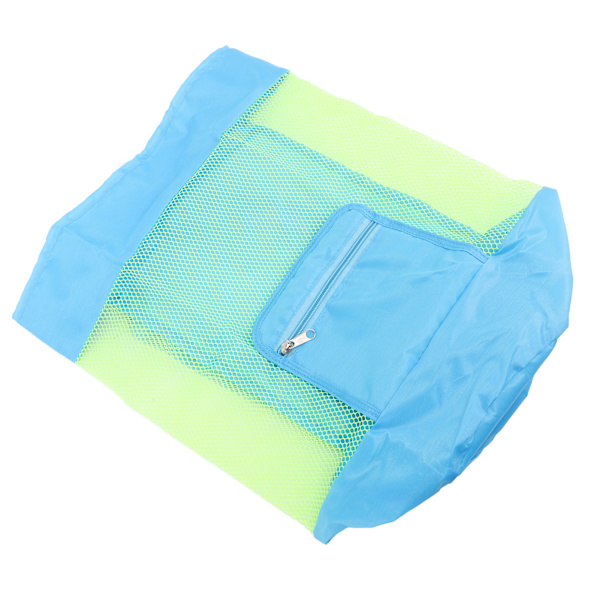 Stor Mesh Beach Toy Bag Stor Mesh Beach Bag för Barn Leksaker Kläder Handdukar Diverse 48x24cm