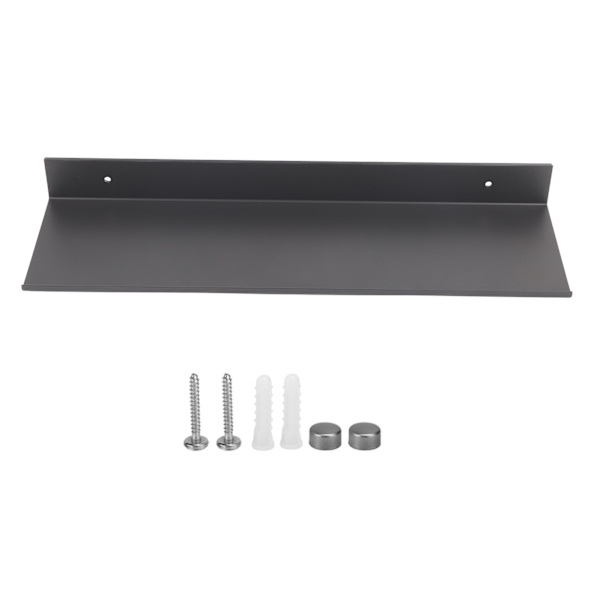 Vægmonteret Badeværelseshylde Rum Aluminium Opbevaringsstativ Organizer Badekar Brusetilbehør 40cm