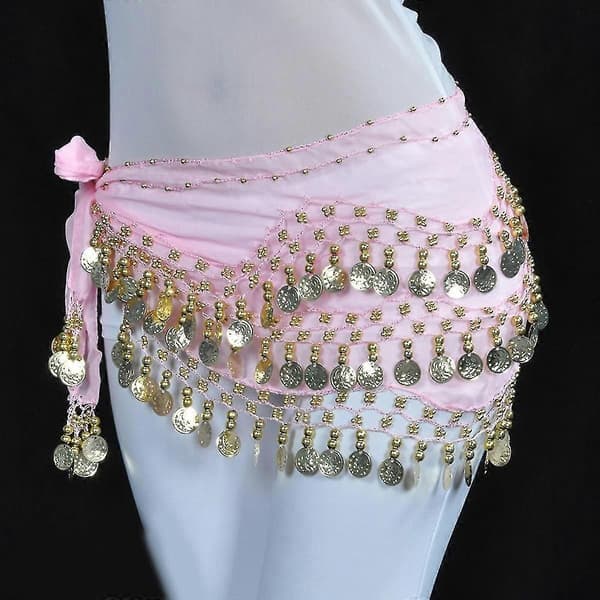 Mavedansbælte, Mavedanskostume, Mavedansbælte, Mavedans pink