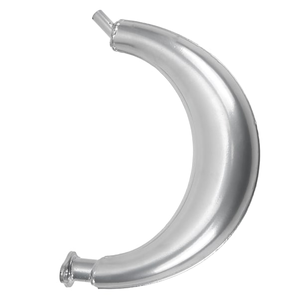Half Moon Banana Avgasljuddämpare Rör Stållegering för 2-takts 49cc 60cc 66cc 80cc Motorer Motorcykel
