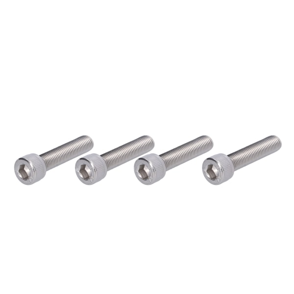 4 kpl kuusiokolopyöränpultit A2 ruostumaton teräs 1,25 mm Kiinnitysruuvit hienolla kierteenjakoa M10x45