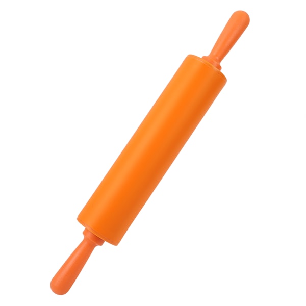 Farverig silikone kagerulle Køkken Hjemmelavet brød Cookie Dough Roll Tool (orange)