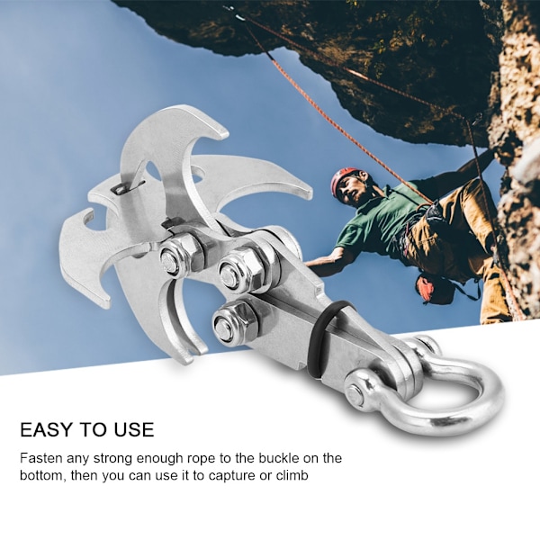 Foldbar grebskrog Klatreklo Outdoor Survival Karabiner Tool