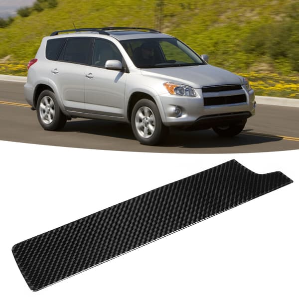 Karbonfiber Copilot Sentral Kontrollpanel Trim Deksel Passer for Toyota RAV4 2006-2012