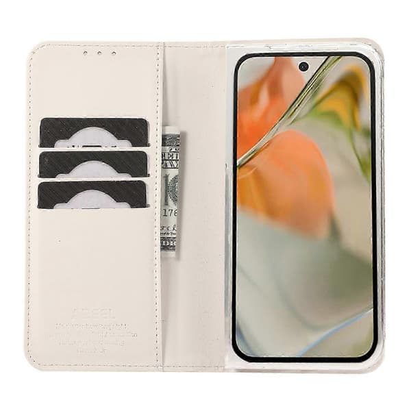 Kompatibel med Google Pixel 9 Pro Fold 5G-telefonskal RFID-blockerande läderflipfodral[LD] Multicolor Style D