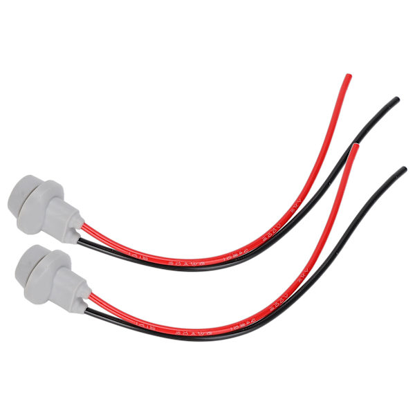 2pcs Lamp Holder Heat Resistant Soft Easy Installation Light Socket Mounting Adapter with Wire
