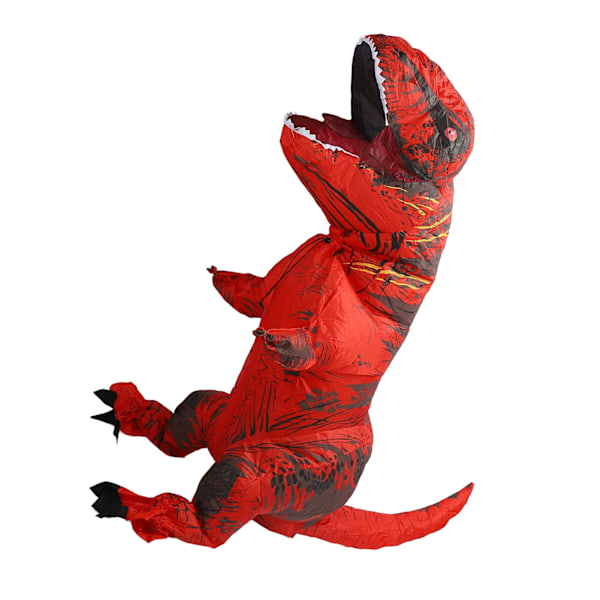 Dinosauruspuku T Rex Ilmapallo Dinosauruspuku Halloween Cosplay Party Joululapset 120‑140cm Punainen