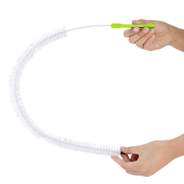 71 cm flexibel avloppsrengöringsverktyg Avloppsrengöringsborste för badrumskök (grön)