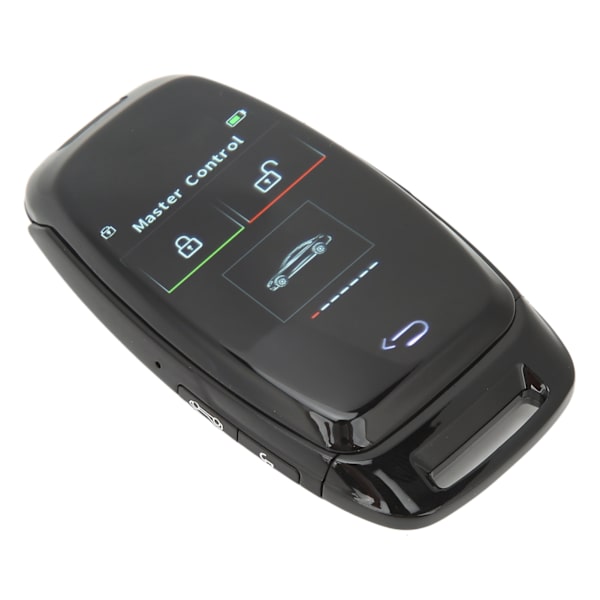 Bilsmart LCD-nøgle Touchscreen Bluetooth 5.0-forbindelse Nøglefri Adgang Glat Berøring til En-knaps Startmodeller Sort