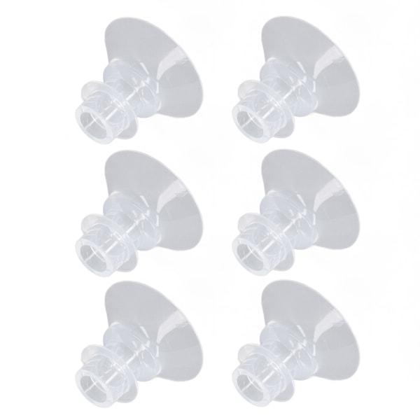 6st flänsinsatser Hands Free Bust Pump Bärbar Portable Spectra 24mm Shields Flänsar 13mm / 0.5in