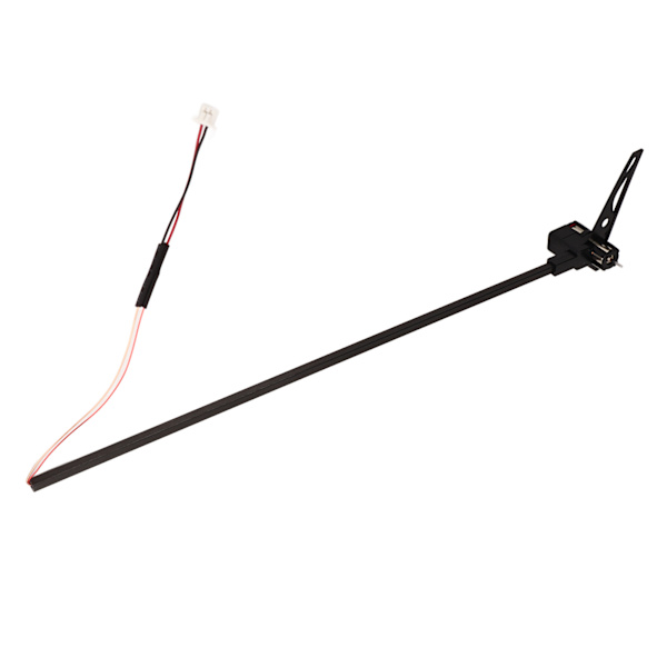 Udskiftning af helikopter-halestang i aluminiumlegering Sort RC helikopter-halestang til XK K127.0014 RC helikopter