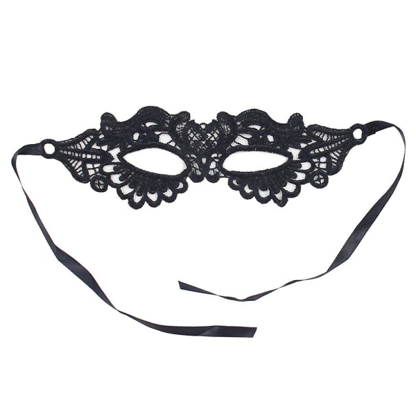 1st Svart Spets Maskerad Mask Kvinnor Venetianska Masker Spets Masker För Fest Kväll Kostymer Tillbehör