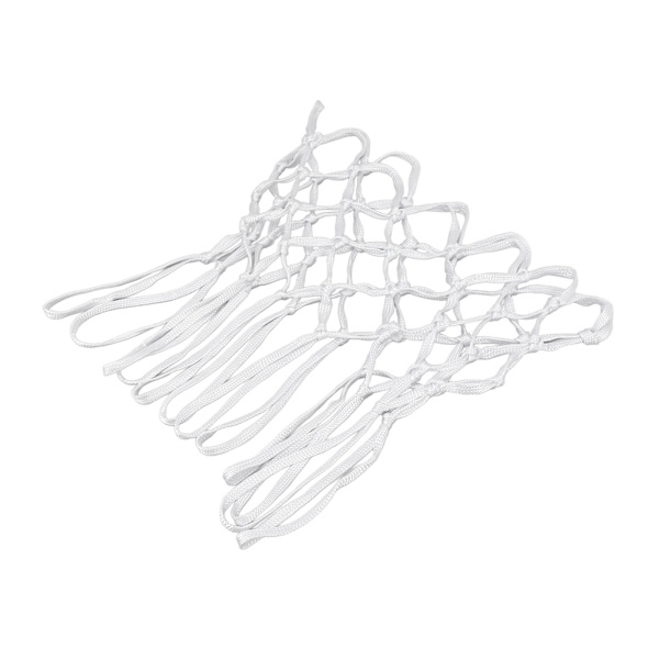 2 kpl kestäviä nylon-koripalloverkkoja, valkoinen, universaali, Heavy Duty, koripalloverkon vaihto kaikille sääolosuhteille sisä- ja ulkokäyttöön