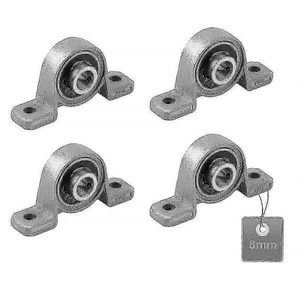 Pillow Block-lejer i zinklegering, 4-pak