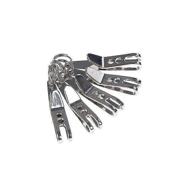 st Mini EDC Gear Pocket Suspension Clip Hanger Tool Key Ring Keychain Hopea 5 kpl
