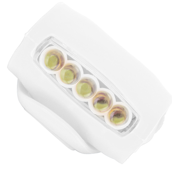 Sykkel 7 LED-lys Ridelys Front Bak Doble fargelys Sykkelutstyr Hvit