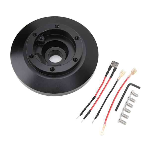 Ratthubb 6 Hål Universal Kort Navadapter Kit för M3 Z3 318 325 E39 840i 850i Svart