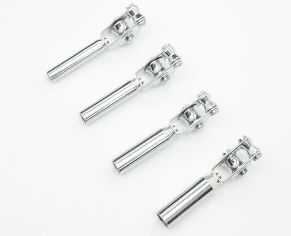 Topøje rulleføring til fiskestang rustfrit stål 5-8 mm Sølv Silver 8mm