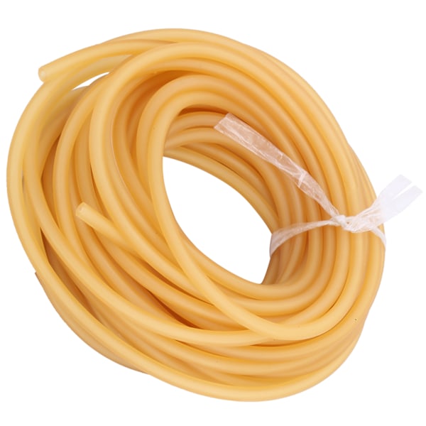 A1842 10 Meter Latex Slang Elastiskt Band Naturligt Latex Rör Utomhusjakt Tillbehör Gult