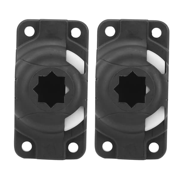 ABS Plastic Rod Holder Mounting Base Slide Rail Accessory for Kayak Canoe Inflatable Boat