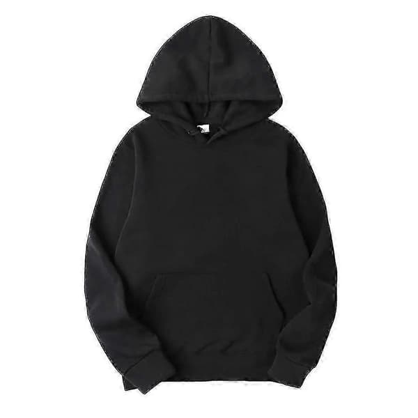Dame hettegenser bomullsgenser Black S