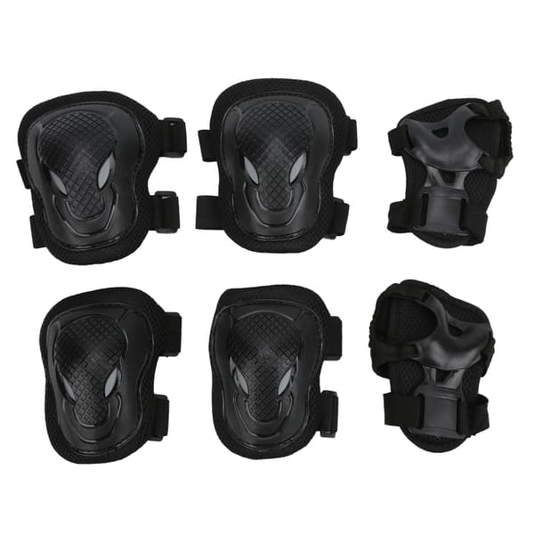 Roller Skate Protective Gear Adjustable Knee Elbow Pads Wrist Guards Comfortable for Adults