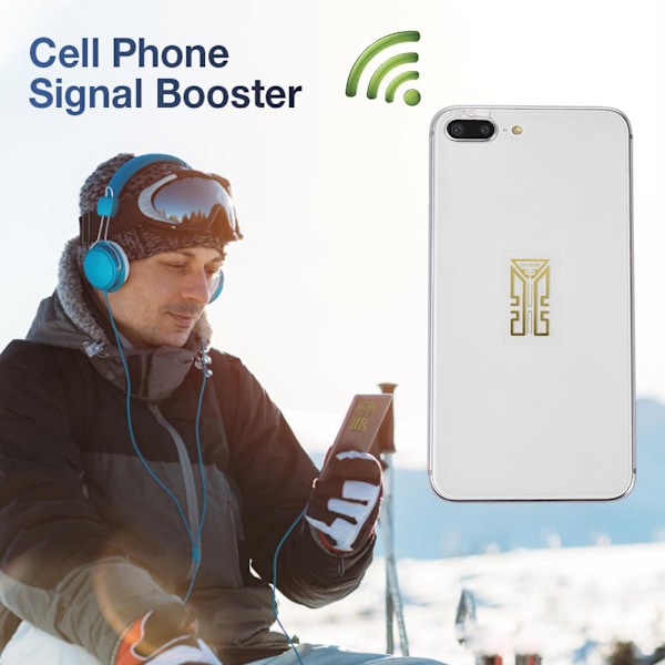 10 st Mobiltelefon Signalförstärkardekal Smartphone Mobiltelefon Antennförstärkardekaler för stuga hem och kontorsbil