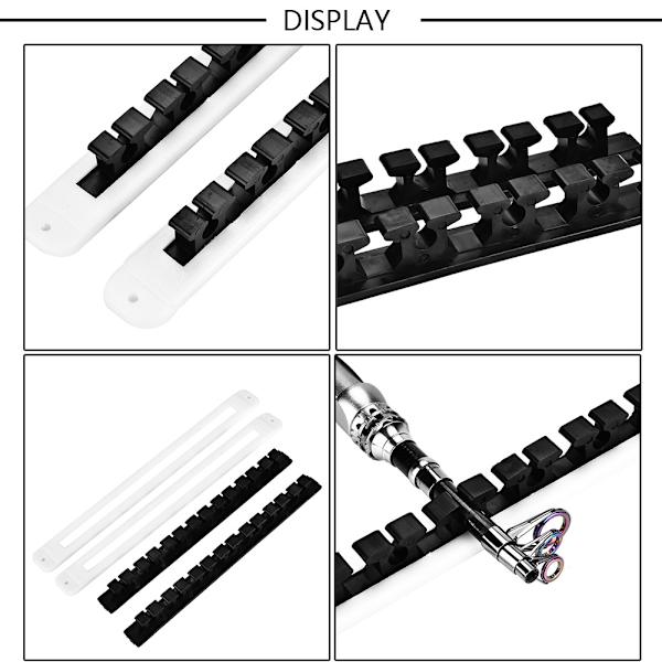 2 stk Fiske Stang Rulleholder Garasje Takmontering Stang Rack Organizer