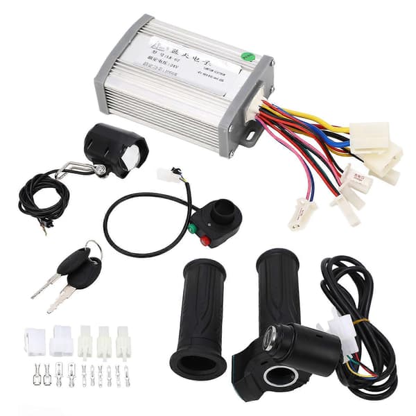24V 1000W Motor Børste Controller Twist Gas Forlygte Afbryder Sæt Elcykel Controller Kit