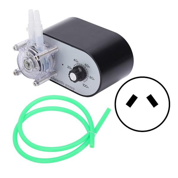 Peristaltisk pumpe enkelt hoved høj flow til eksperimenter 114-500 ml/min AC100-240VAU Stik