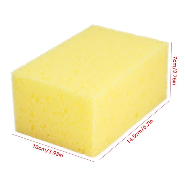 Square Handheld Non-slip Sponge Washing Tool for Car Motorcycle (5 Pcs)