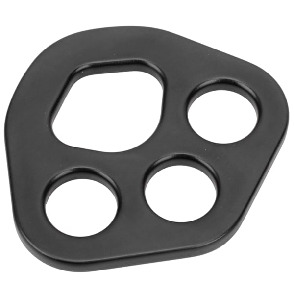 30KN 4 Huller Rigging Plade Tov Leje Ankre Punkter Connector Klatreudstyr Værktøjer Sort