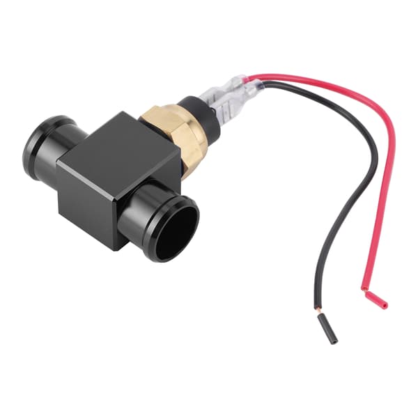 Termostat Vandtemperaturbryder Køler Blæser Temp Sensor til Motorcykel ATV Offroad (sort)