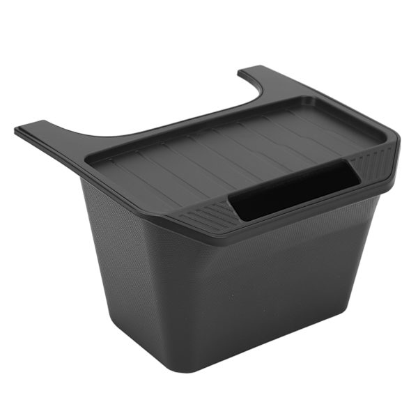 Bakre Center Förvaringslåda Stor Kapacitet Svart Snygg Förvaring Center Console Insats Organizer Ersättning för Tesla Model Y