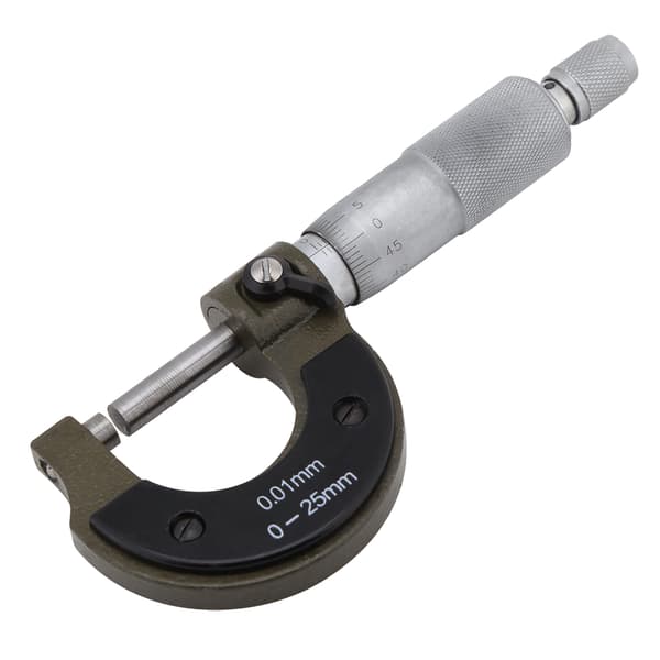 Högprecisions 0-25mm Extern Mikrometer Tjockleksmätare