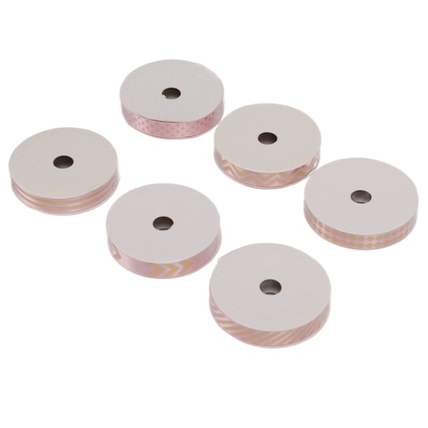 Dekorativt Band Flexibelt Elegant Mode Glans DIY Tillbehör för Bröllop Födelsedagsfest Rosa Guld