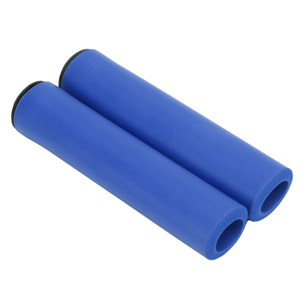30g 1 par lettvekts silikonstyrehylse for MTB Anti Slide Foam Styrehylse Blå
