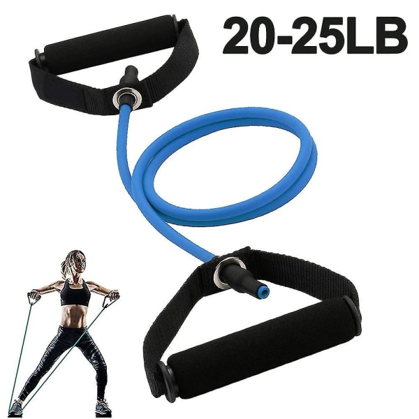 Resistance Bands Set Dörrankare Längre träningsband -gul-50lbs Blue