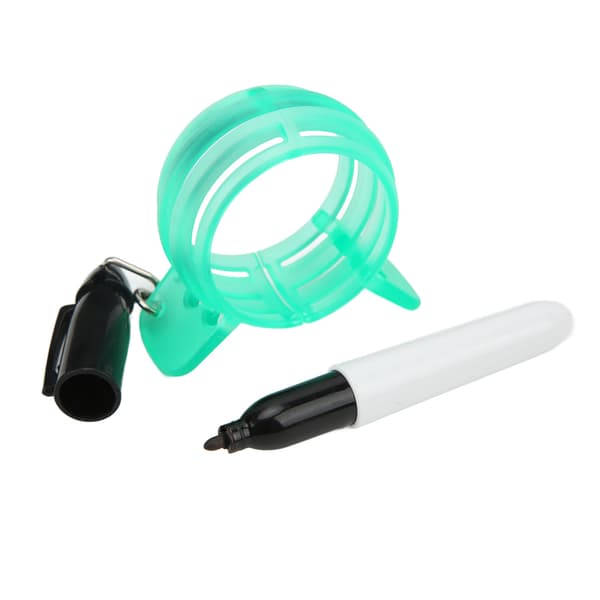 360° Golf Ball Line Marker Plastic Golf Three-Line Drawing Device for General Purpose Green