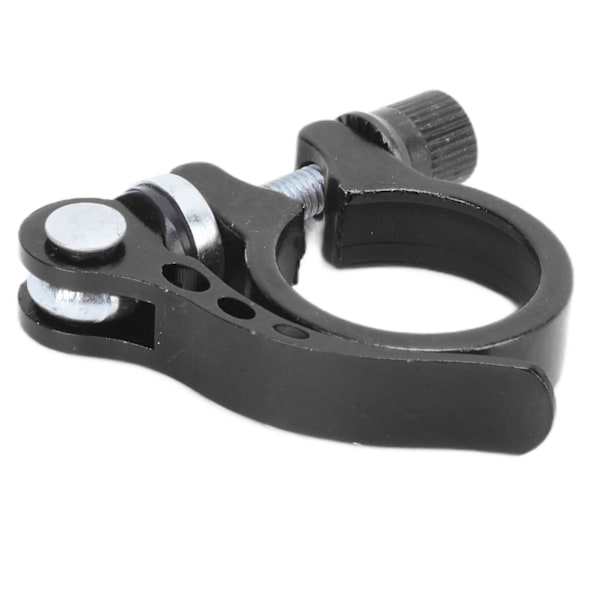Sadelstolpsklämma aluminiumlegering snabbkoppling sadelrörsklämma för mountainbikes 3 cm svart