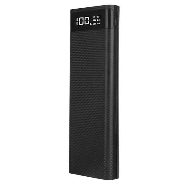22,5W Hurtigopladning Mobil Power Box 10 stk 18650 Batteri Opbevaring Ladeboks Holder