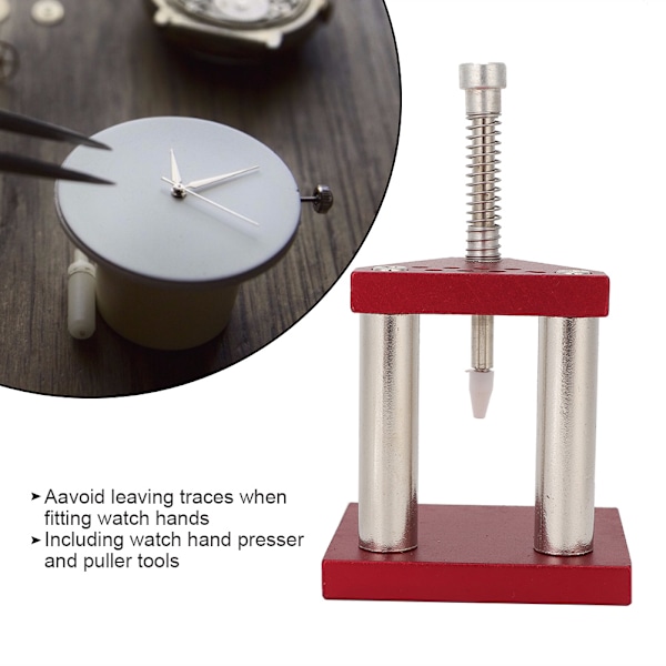 Klocka Hand Kolv Avdragare Avlägsnare Fitting Presser Kit Klockreparationsverktygssats