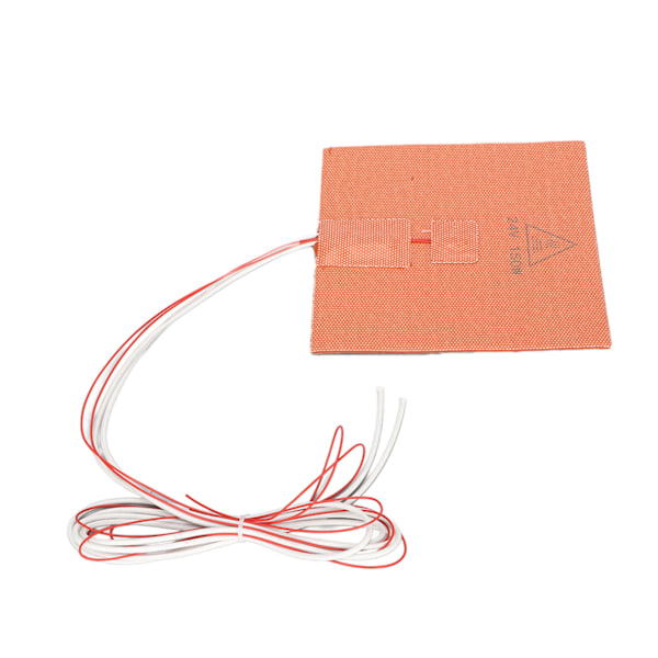 Silikoninen lämmityspöytä Korkean lämpötilan kestävä liimalla takana Hot bed Silikoninen lämmityspöytä 3D-tulostin Tarvikkeet 150x150mm 24V 150W