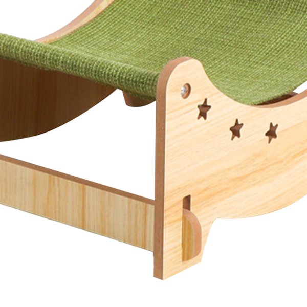 Kattsäng Multipurpose All Seasons Universal Hängande Design Stort utrymme Träsäng för husdjur för inomhus L