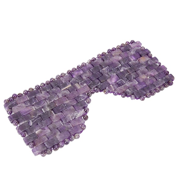 Jade Stone Eye Mask Kylning Sova Ögonmask Kallterapi Ögonbehandling MassagerAmetist